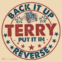 Back It Up Terry Put In Reverse Fireworks 4th Of July Tote Bag thumb 4