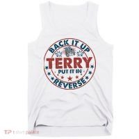 Back It Up Terry Put In Reverse Fireworks 4th Of July Tank Top thumb 0