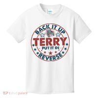 Back It Up Terry Put In Reverse Fireworks 4th Of July Kids T-Shirt thumb 0
