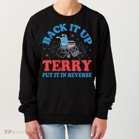 Back It Up Terry Put It In Reverse 4th Of July Fireworks Women's Sweatshirt thumb 0