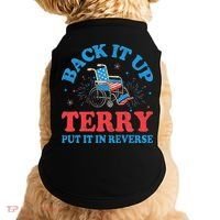 Back It Up Terry Put It In Reverse 4th Of July Fireworks Doggie Tank thumb 0