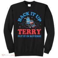 Back It Up Terry Put It In Reverse 4th Of July Fireworks Sweatshirt thumb 0
