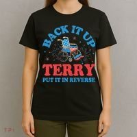 Back It Up Terry Put It In Reverse 4th Of July Fireworks T-Shirt thumb 4