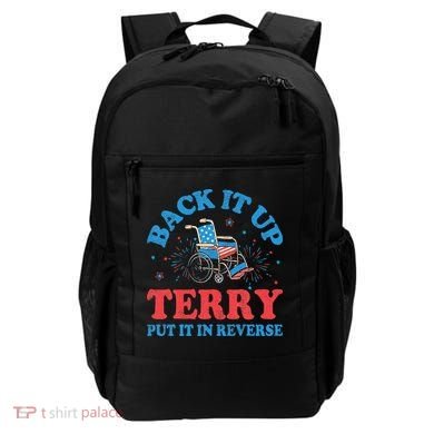 Back It Up Terry Put It In Reverse 4th Of July Fireworks Backpack