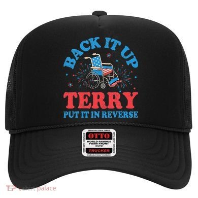 Back It Up Terry Put It In Reverse 4th Of July Fireworks Hat