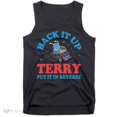 Back It Up Terry Put It In Reverse 4th Of July Fireworks Tank Top