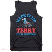 Back It Up Terry Put It In Reverse 4th Of July Fireworks Tank Top thumb 0