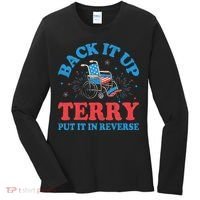 Back It Up Terry Put It In Reverse 4th Of July Fireworks Women's Long Sleeve Shirt thumb 0