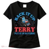 Back It Up Terry Put It In Reverse 4th Of July Fireworks Women's T-Shirt thumb 0