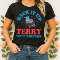 Back It Up Terry Put It In Reverse 4th Of July Fireworks Women's T-Shirt thumb 2