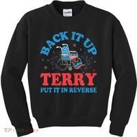Back It Up Terry Put It In Reverse 4th Of July Fireworks Kids Sweatshirt thumb 0