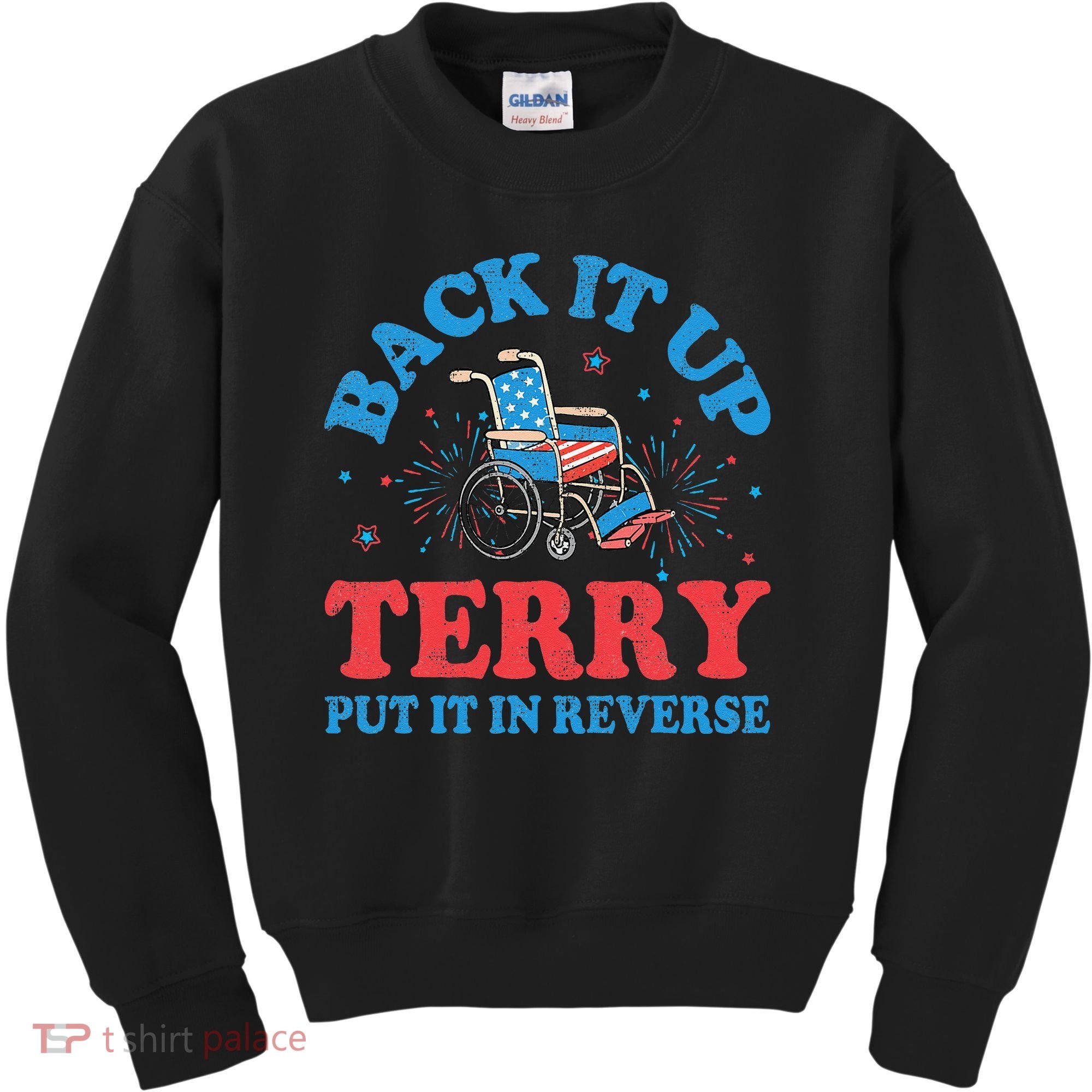Back It Up Terry Put It In Reverse 4th Of July Fireworks Kids Sweatshirt