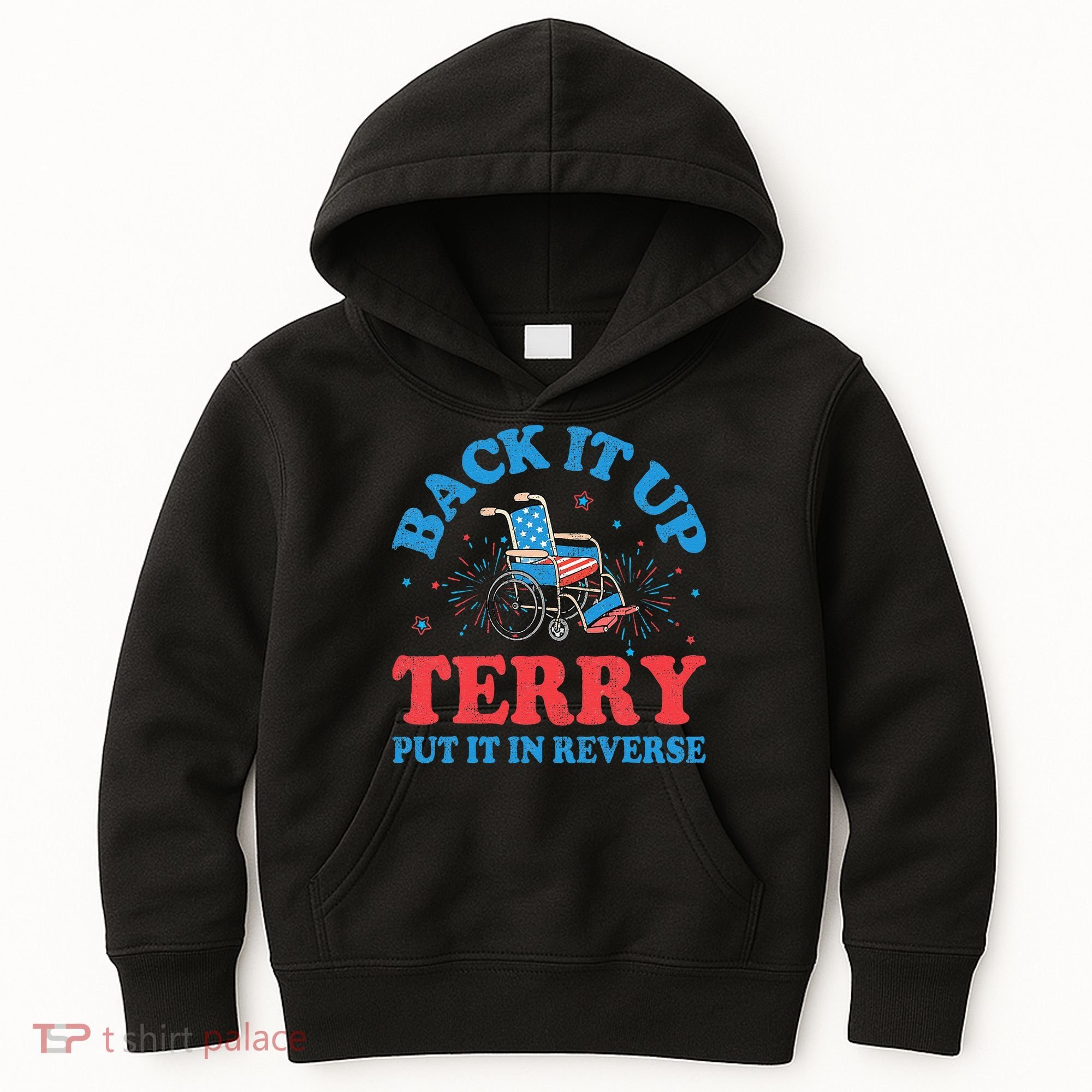 Back It Up Terry Put It In Reverse 4th Of July Fireworks Kids Hoodie