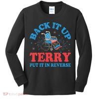 Back It Up Terry Put It In Reverse 4th Of July Fireworks Kids Long Sleeve Shirt thumb 0