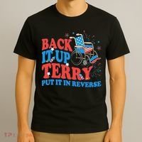 Back It Up Terry Put It In Reverse 4th Of July Fireworks T-Shirt thumb 3
