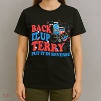 Back It Up Terry Put It In Reverse 4th Of July Fireworks T-Shirt thumb 4