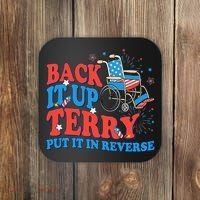 Back It Up Terry Put It In Reverse 4th Of July Fireworks Coaster thumb 0