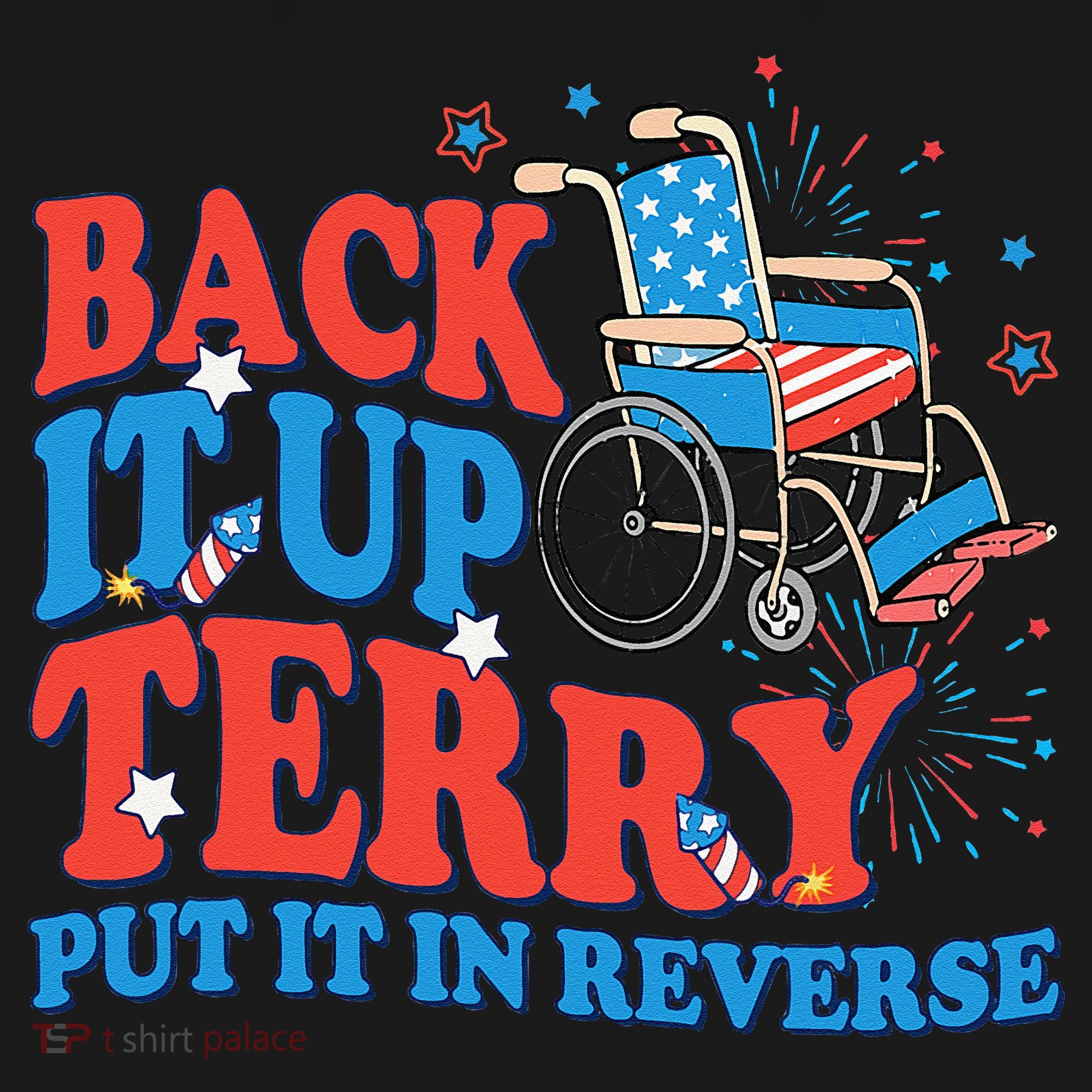 Back It Up Terry Put It In Reverse 4th Of July Fireworks Baby Bodysuit
