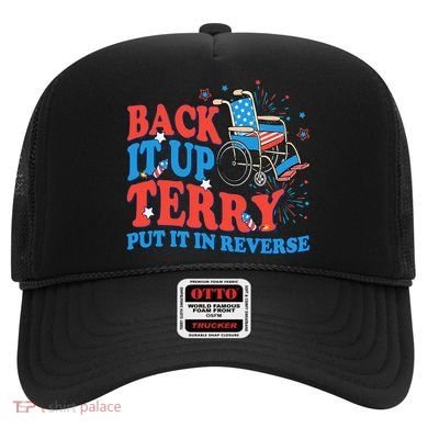 Back It Up Terry Put It In Reverse 4th Of July Fireworks Hat