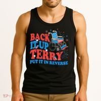 Back It Up Terry Put It In Reverse 4th Of July Fireworks Tank Top thumb 3