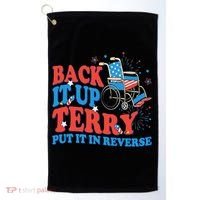 Back It Up Terry Put It In Reverse 4th Of July Fireworks Golf Towel thumb 0