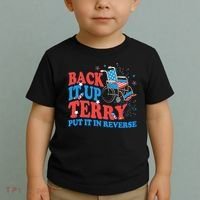 Back It Up Terry Put It In Reverse 4th Of July Fireworks Toddler T-Shirt thumb 2