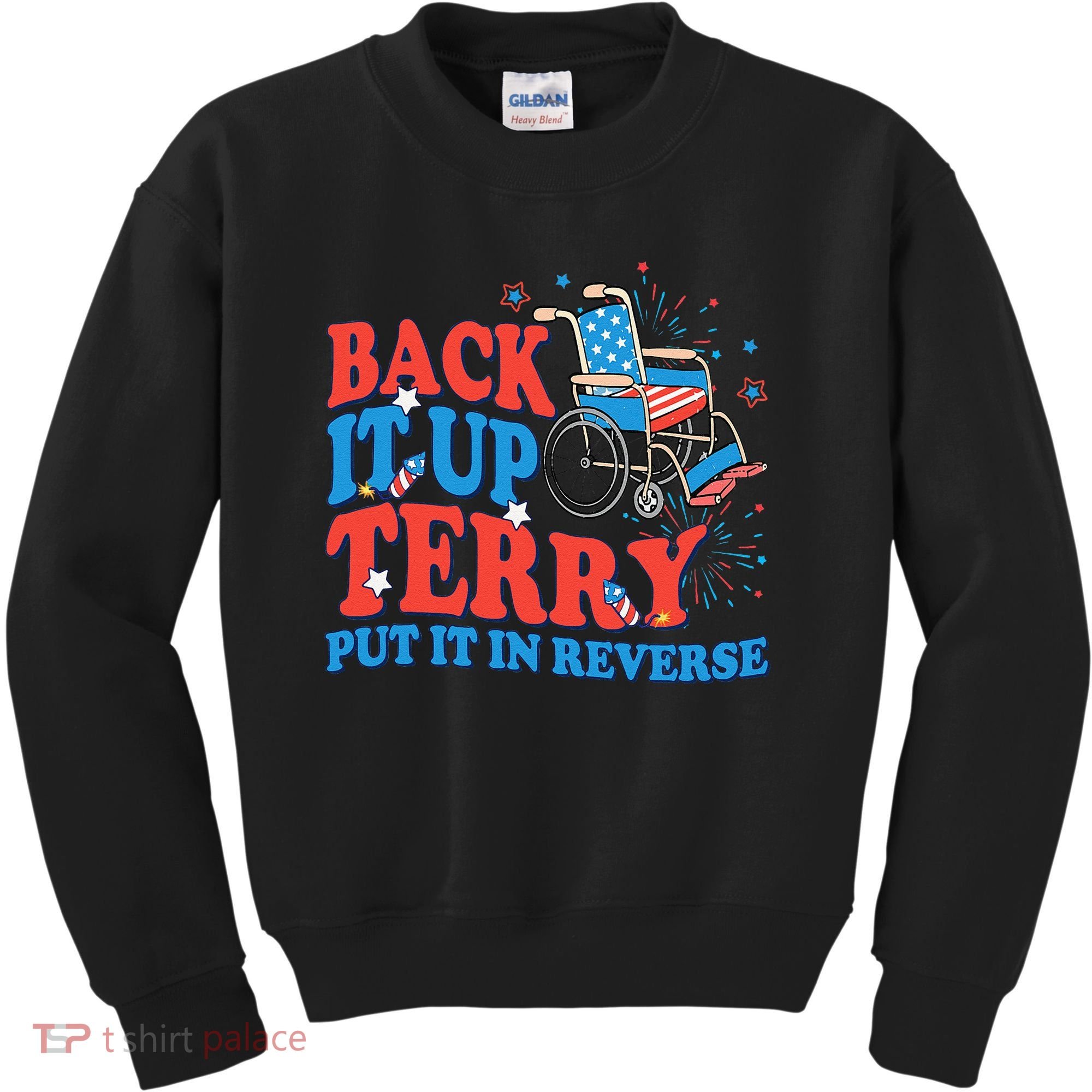 Back It Up Terry Put It In Reverse 4th Of July Fireworks Kids Sweatshirt