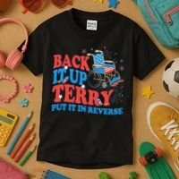 Back It Up Terry Put It In Reverse 4th Of July Fireworks Kids T-Shirt thumb 3