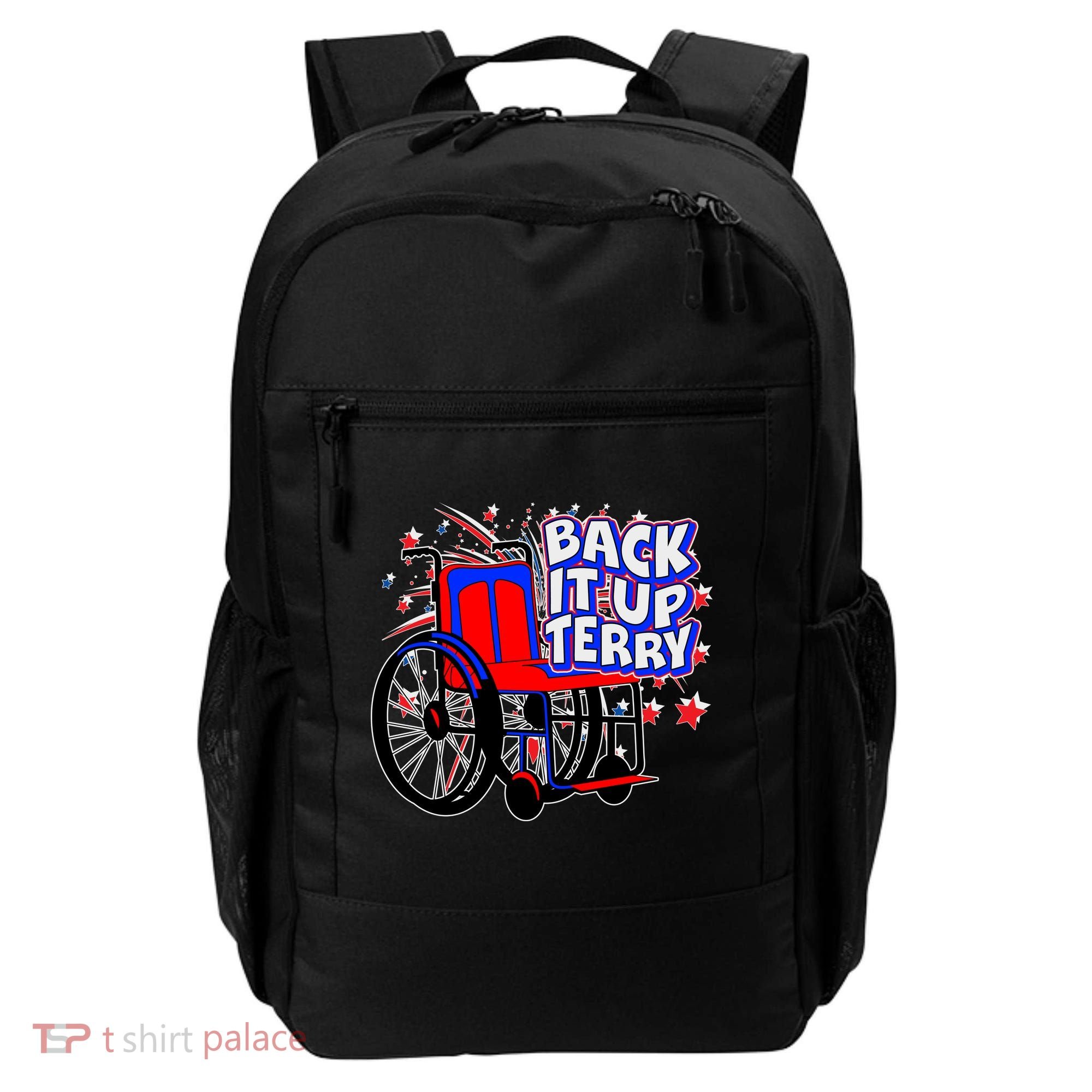 Back It Up Terry Fireworks Wheelchair Backpack