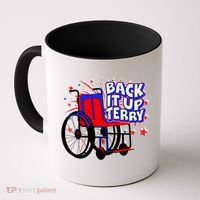 Back It Up Terry Fireworks Wheelchair Coffee Mug thumb 0