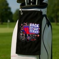 Back It Up Terry Fireworks Wheelchair Golf Towel thumb 2