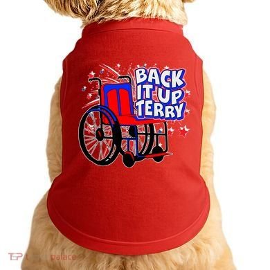 Back It Up Terry Fireworks Wheelchair Doggie Tank
