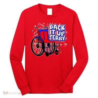 Back It Up Terry Fireworks Wheelchair Long Sleeve Shirt