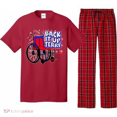 Back It Up Terry Fireworks Wheelchair Pajama Set