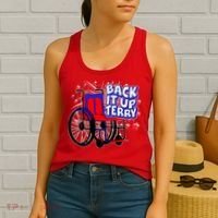 Back It Up Terry Fireworks Wheelchair Women's Tank Top thumb 2