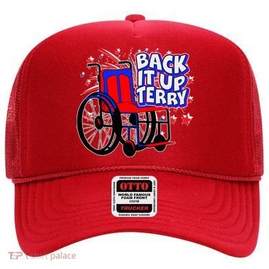 Back It Up Terry Fireworks Wheelchair Hat