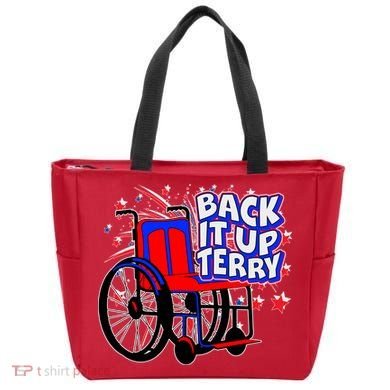 Back It Up Terry Fireworks Wheelchair Tote Bag