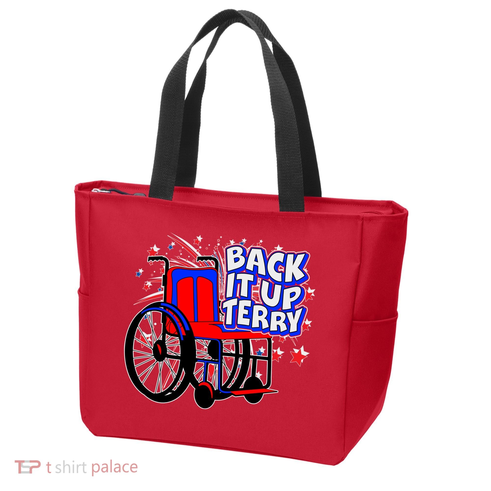 Back It Up Terry Fireworks Wheelchair Tote Bag