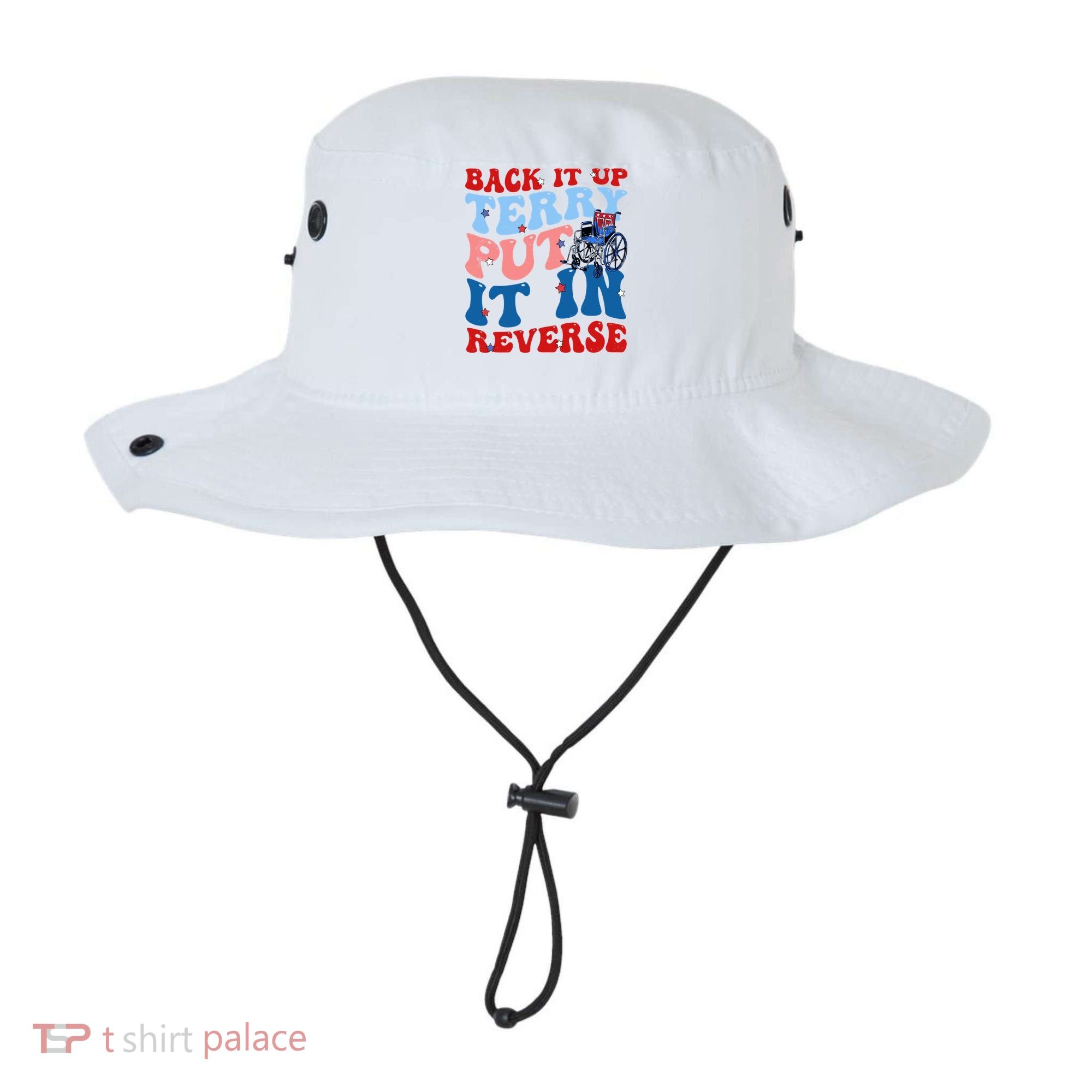 Back It Up Terry Put It In Reverse Funny 4th Of July Bucket Hat