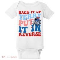 Back It Up Terry Put It In Reverse Funny 4th Of July Baby Bodysuit thumb 0