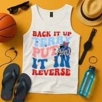 Back It Up Terry Put It In Reverse Funny 4th Of July Tank Top thumb 4