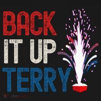 Back It Up Terry 4th Of July USA-Made Doggie Bandana thumb 2