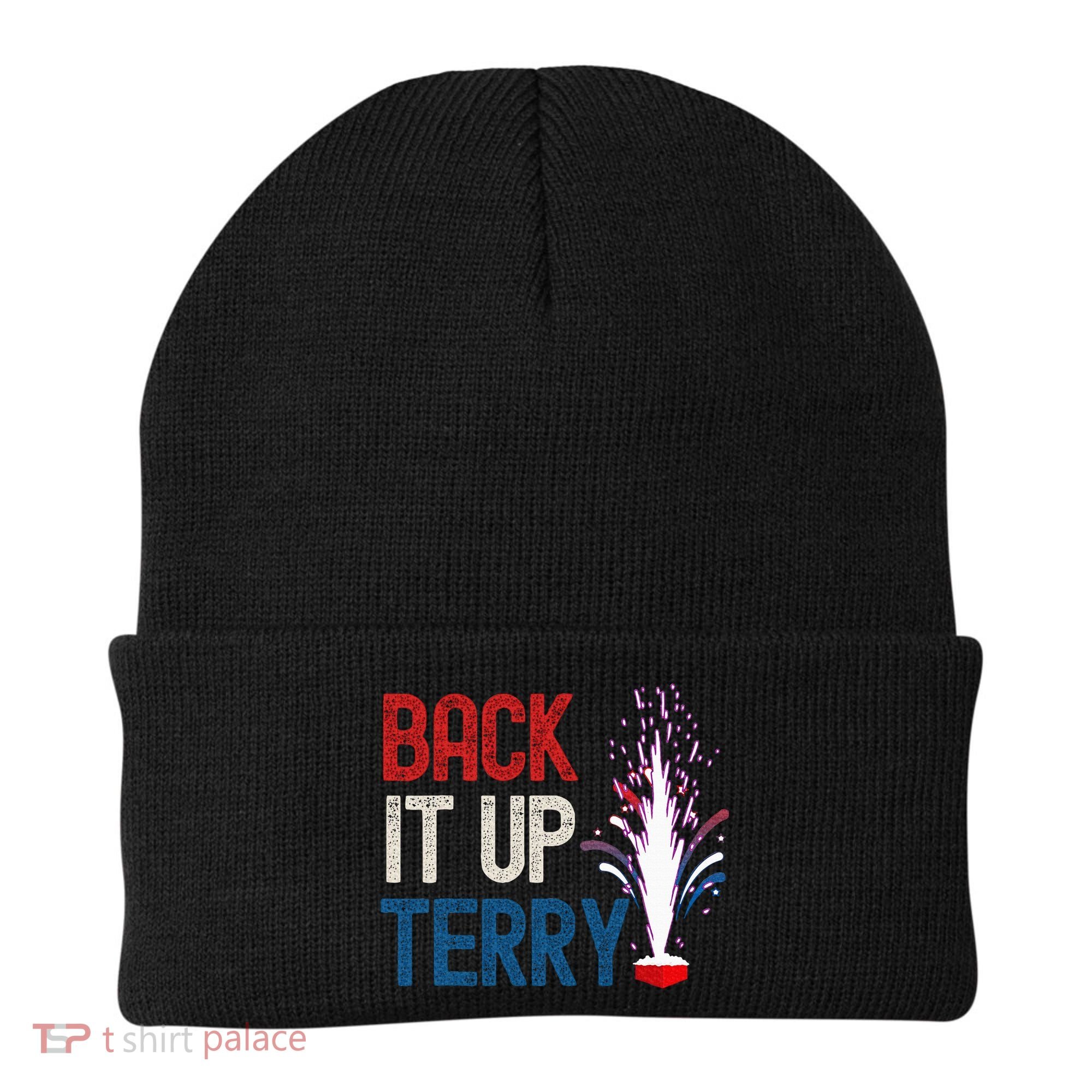 Back It Up Terry 4th Of July Beanie