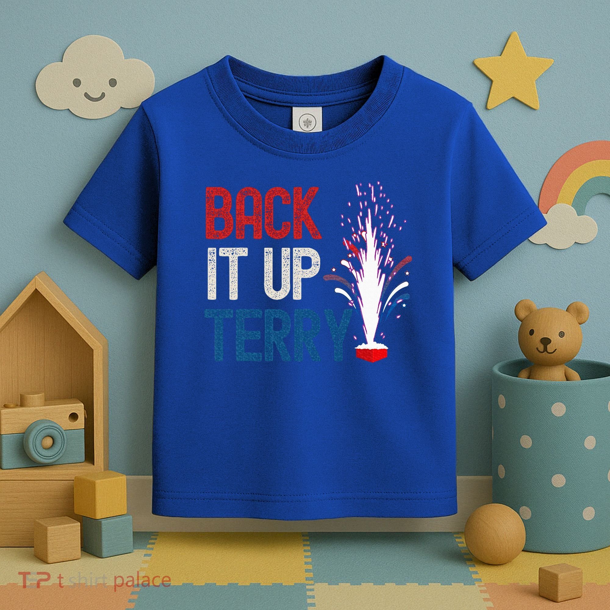 Back It Up Terry 4th Of July Toddler T-Shirt