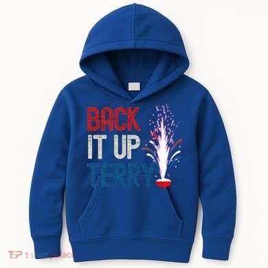 Back It Up Terry 4th Of July Kids Hoodie