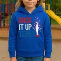 Back It Up Terry 4th Of July Kids Hoodie thumb 3