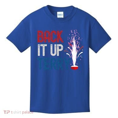 Back It Up Terry 4th Of July Kids T-Shirt