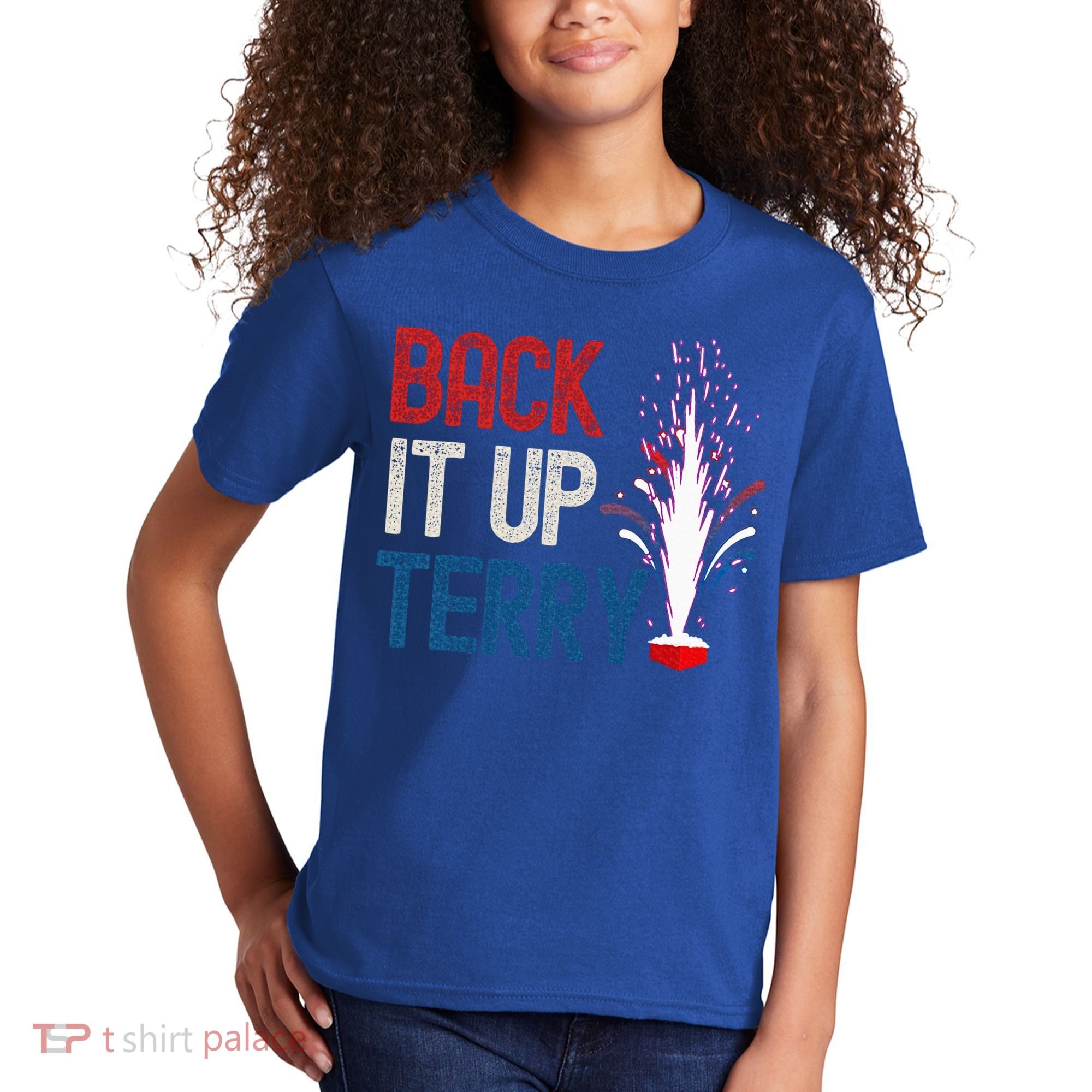 Back It Up Terry 4th Of July Kids T-Shirt