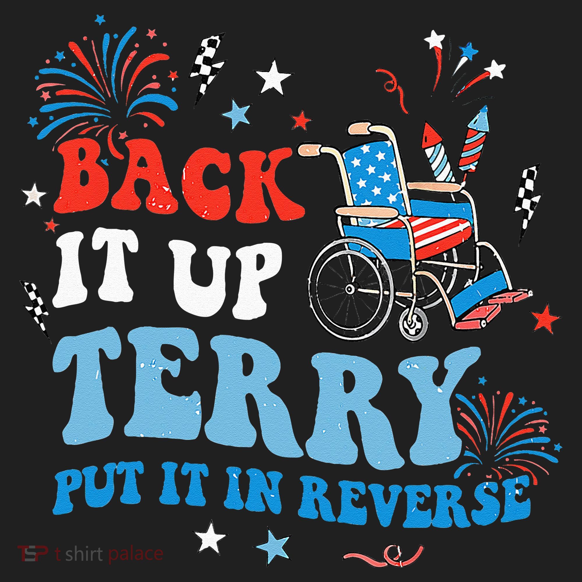 Back It Up Terry Put It In Reverse 4th Of July Beanie