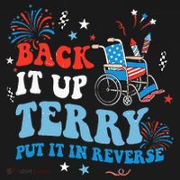 Back It Up Terry Put It In Reverse 4th Of July Mousepad thumb 1